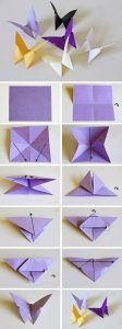papillons origami